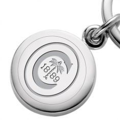 Clemson Sterling Silver Insignia Key Ring by M.LaHart & Co.