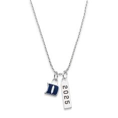 Duke Class Year 2025 Sterling Silver Necklace by M.LaHart & Co.
