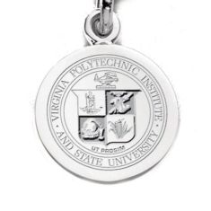 image of Virginia Tech Sterling Silver Charm by M.LaHart & Co. with sku:71238