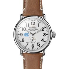 UNC Shinola The Runwell White Dial Tan Leather Strap Watch 47mm by M.LaHart & Co.