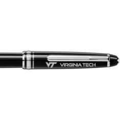 Virginia Tech Montblanc Meisterstuck Classique Rollerball Pen in Platinum by M.LaHart & Co.