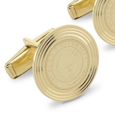 Auburn 14k Yellow Gold Cufflinks by M.LaHart & Co.