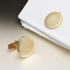 Auburn 14k Yellow Gold Cufflinks by M.LaHart & Co.