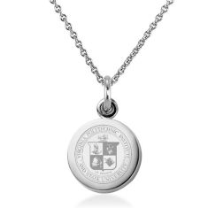 Virginia Tech Sterling Silver Pendant Necklace by M.LaHart & Co.