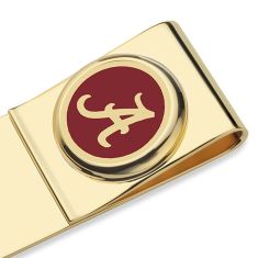 University of Alabama Enamel Gold-Tone Money Clip by M.LaHart & Co.