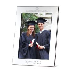 University of North Carolina Polished Pewter 5x7 Picture Frame by M.LaHart & Co.