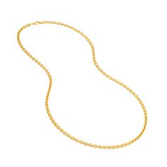 10k Yellow Gold 3.8mm Cable Chain Necklace