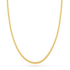 10k Yellow Gold 3.8mm Cable Chain Necklace