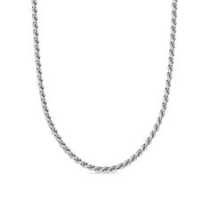 David Yurman Sculpted Cable Chain Necklace in Sterling Silver, 3.7mm 1