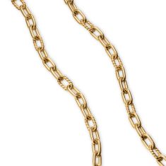David Yurman DY Madison Smooth Chain Necklace in 18K Yellow Gold, 6mm