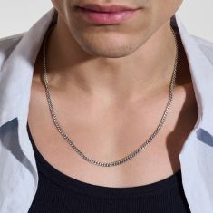 John Hardy 3.9mm Sterling Silver Curb Chain Necklace