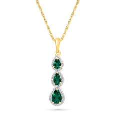 Swarovski Crystal and Zirconia Millenia Green Gold-Tone