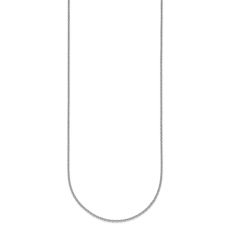Platinum 1.6mm Cable Chain Necklace 1
