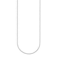 Platinum 1.4mm Paperclip Link Chain Necklace 1