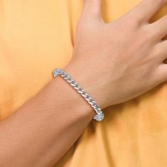 Sterling Silver 5.7mm Curb Chain Bracelet