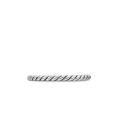 David Yurman Cable Band Ring in Sterling Silver, 1.7mm
