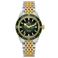 Rado Captain Cook Automatic Green Dial Two-Tone Stainless Steel Watch 39mm - R32225313 1