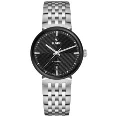 Rado Florence Automatic Black Dial Stainless Steel Watch 39mm - R48903153