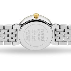 Rado Florence Black Dial Two-Tone Yellow Gold-Tone and Stainless Steel Watch 30mm - R48913153