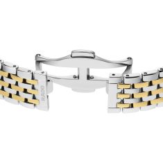 Rado Florence Black Dial Two-Tone Yellow Gold-Tone and Stainless Steel Watch 30mm - R48913153