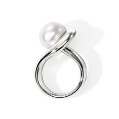 John Hardy Surf Pearl Sterling Silver Ring