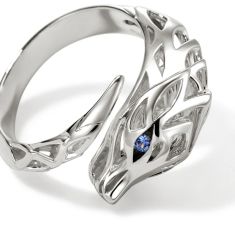 John Hardy Naga Sterling Silver Ring