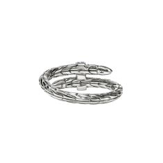 John Hardy Naga Blue Sapphire Sterling Silver Ring