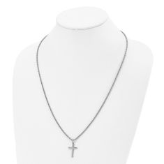 Stainless Steel Cross Pendant Necklace