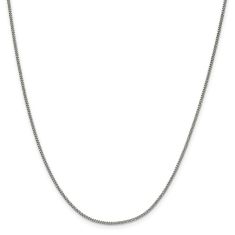 Stainless Steel 1.5mm Curb Chain Necklace