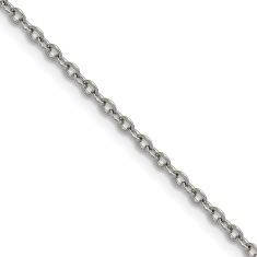 Stainless Steel 1.9mm Cable Chain Necklace