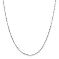 Stainless Steel 1.5mm Box Chain Necklace