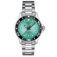 Tissot Seastar 1000 Quartz Turquoise Blue Dial Stainless Steel