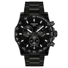Tissot Supersport Chrono Black Dial Black PVD Stainless Steel Watch 42mm - T1254173305100 Tissot Supersport Chrono Black Dial Black PVD Stainless Steel Watch 42mm - T1254173305100