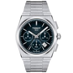 Tissot PRX Chrono Automatic Blue Dial Stainless Steel Watch 42mm - T1374271104101 Tissot PRX Chrono Automatic Blue Dial Stainless Steel Watch 42mm - T1374271104101
