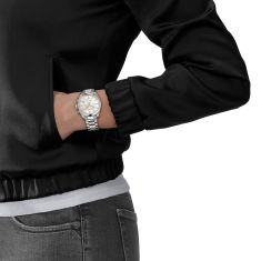 Tissot PR 100 Chronograph Mother-of-Pearl Dial Stainless Steel Watch 36mm - T1502171111100