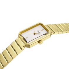 Tissot SRV Quartz Mother-of-Pearl Dial Gold-Tone Watch 30mm - T1601103311300