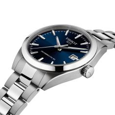 Tissot Gentleman Automatic Blue Dial Stainless Steel Watch 38mm - T1658071104100