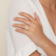 1 1/2ctw Diamond 14k Yellow Gold Channel-Set Wedding Band