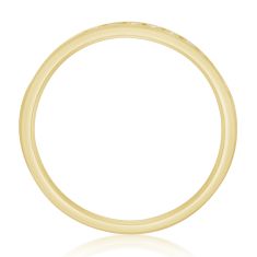 1/4ctw Diamond 14k Yellow Gold Channel-Set Wedding Band