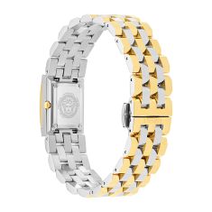 Versace Reveal Green Sunray Dial Two-Tone Bracelet Watch 18X25mm - VE0C00125