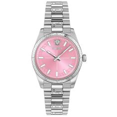 Versace Millenyium Pink Sunray Dial Stainless Steel Bracelet Watch 32mm - VE0E00725