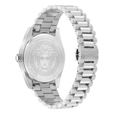 Versace Millenyium Light Blue Sunray Dial Stainless Steel Bracelet Watch 40mm - VE0G00225