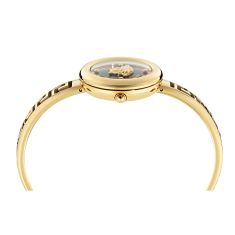 Versace Medusa Eclipse Black Guilloche Dial IP Yellow Gold Bangle Bracelet Watch 28mm - VE5F00326