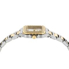 Versace Greca Edge White Sunray Dial IP Two-Tone Watch 30mm - VE5G00226