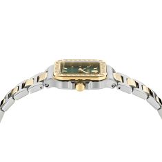 Versace Greca Edge Green Sunray Dial IP Two-Tone Watch 30mm - VE5G00326
