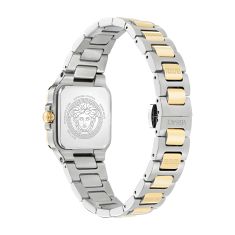 Versace Greca Edge Green Sunray Dial IP Two-Tone Watch 30mm - VE5G00326