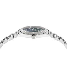 Versace Millenyium Black Mother of Pearl Diamond Dial Stainless Steel Bracelet 32mm - VE5K00526
