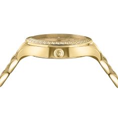 Versace Hellenyium Golden Sunray Dial Yellow Gold Ion-Plated Stainless Steel Watch 36mm - VEHU00720