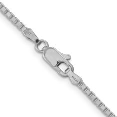 14k White Gold 1.9mm Box Chain Necklace