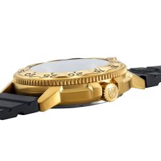 Luminox Navy SEAL Foundation 3220 Black Dial Black Rubber Strap Military Dive Watch 43mm - XS3221NSF